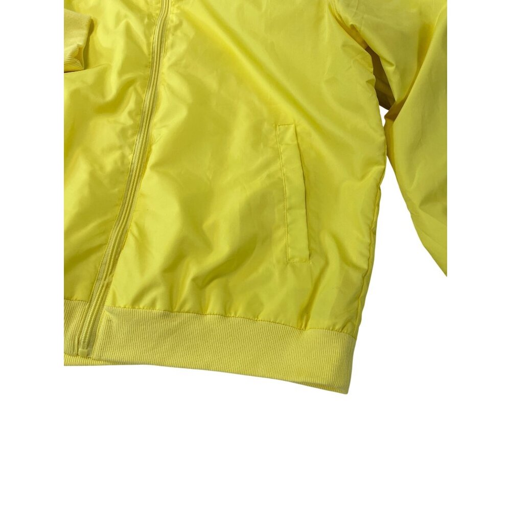 Friends Central Perk By Culture Fly Mens yellow Graphic Sip Bomber Jacket Sz M S - Picture 8 of 16